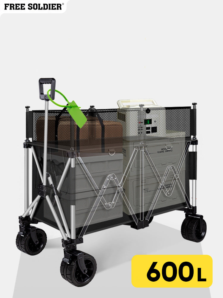 Portable Aluminum Foldable Wagon - FreeSoldier