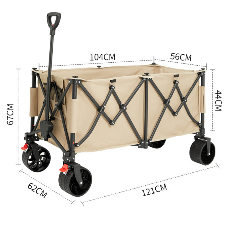 Extra Large Capacity Foldable Wagon - FreeSoldier