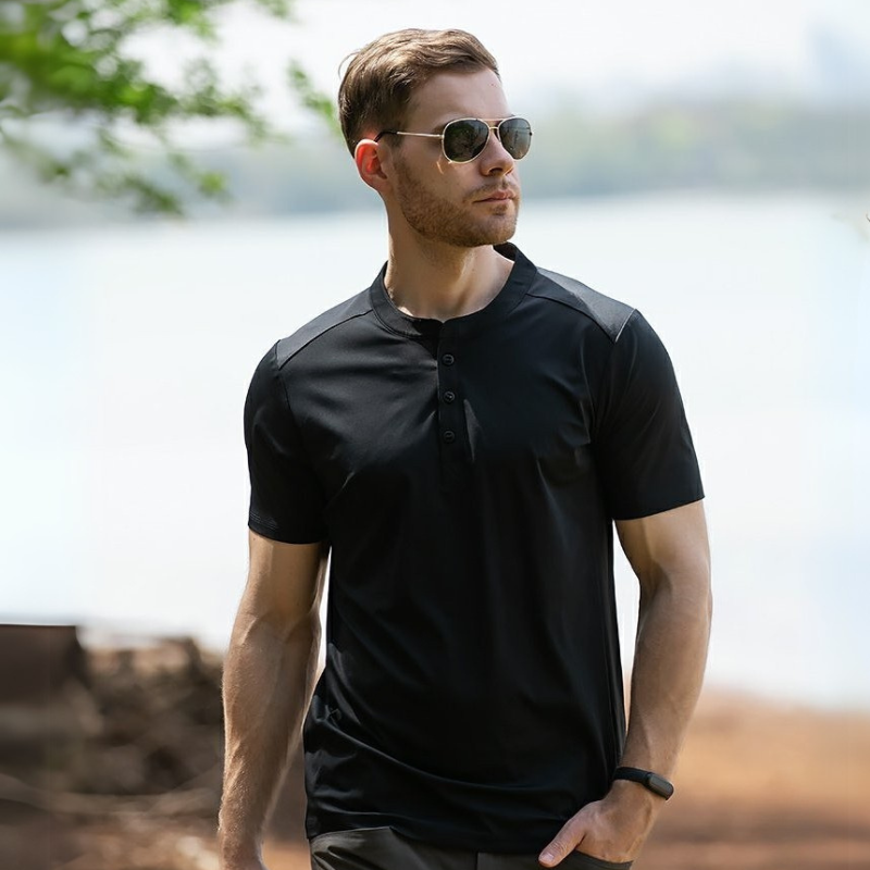 Camiseta de secado rápido Henry Collar Coolpro