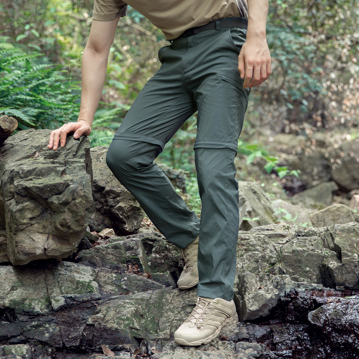 FALCON Men's Outdoor Convertible Hiking Pants