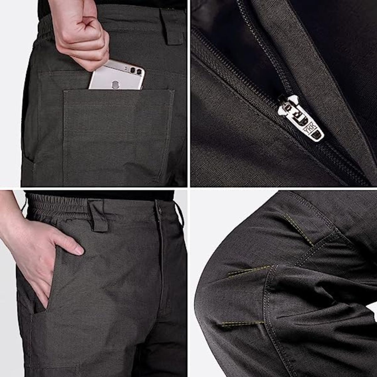 Men's Relaxed Tactical Cargo Pants - FreeSoldier
