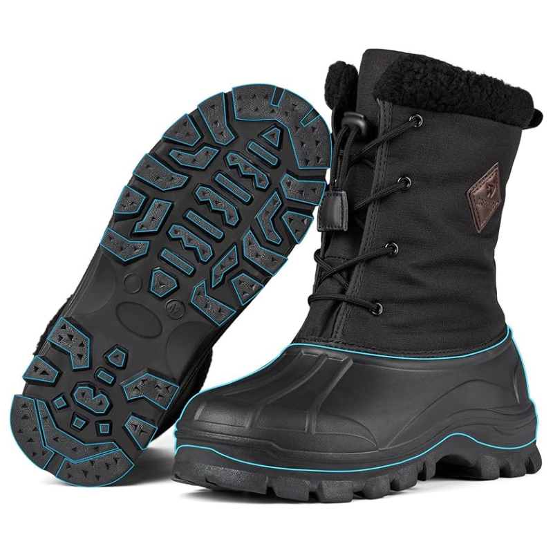 Botas de trabajo para la nieve impermeables y aisladas para hombre LACKWAR