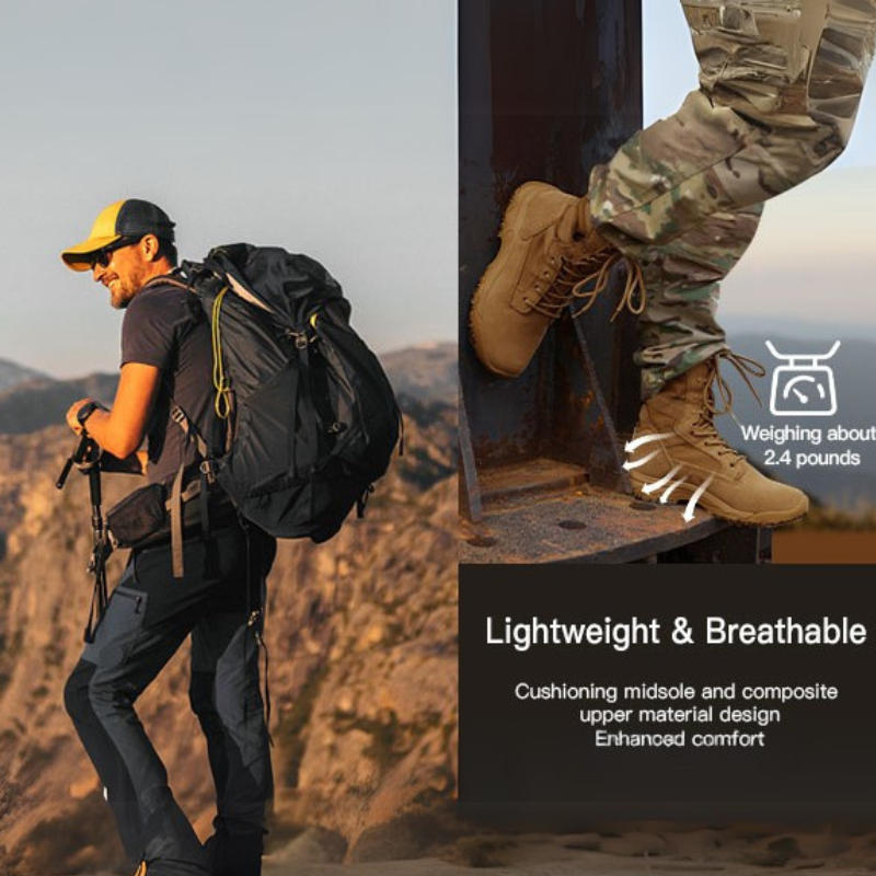 HOPPER 8" Men’s Military Waterproof Tactical Boots