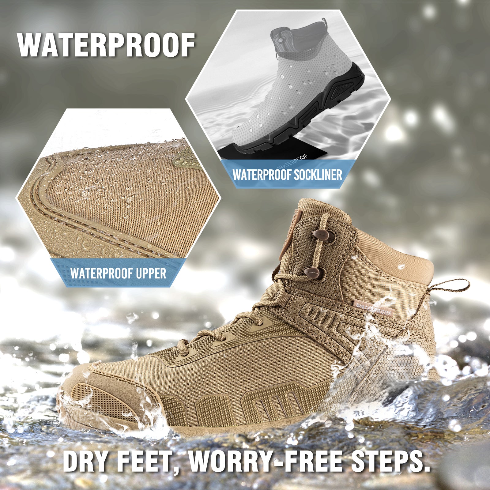 COVERT 4.6" Men’s Lightweight Tactical Boots