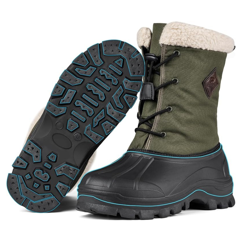 Botas de trabajo para la nieve impermeables y aisladas para hombre LACKWAR