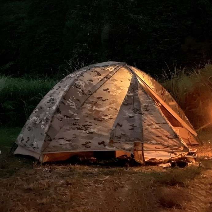 1 night tent RANGER PRO Solo Camping Tent w/ Removable Rainfly