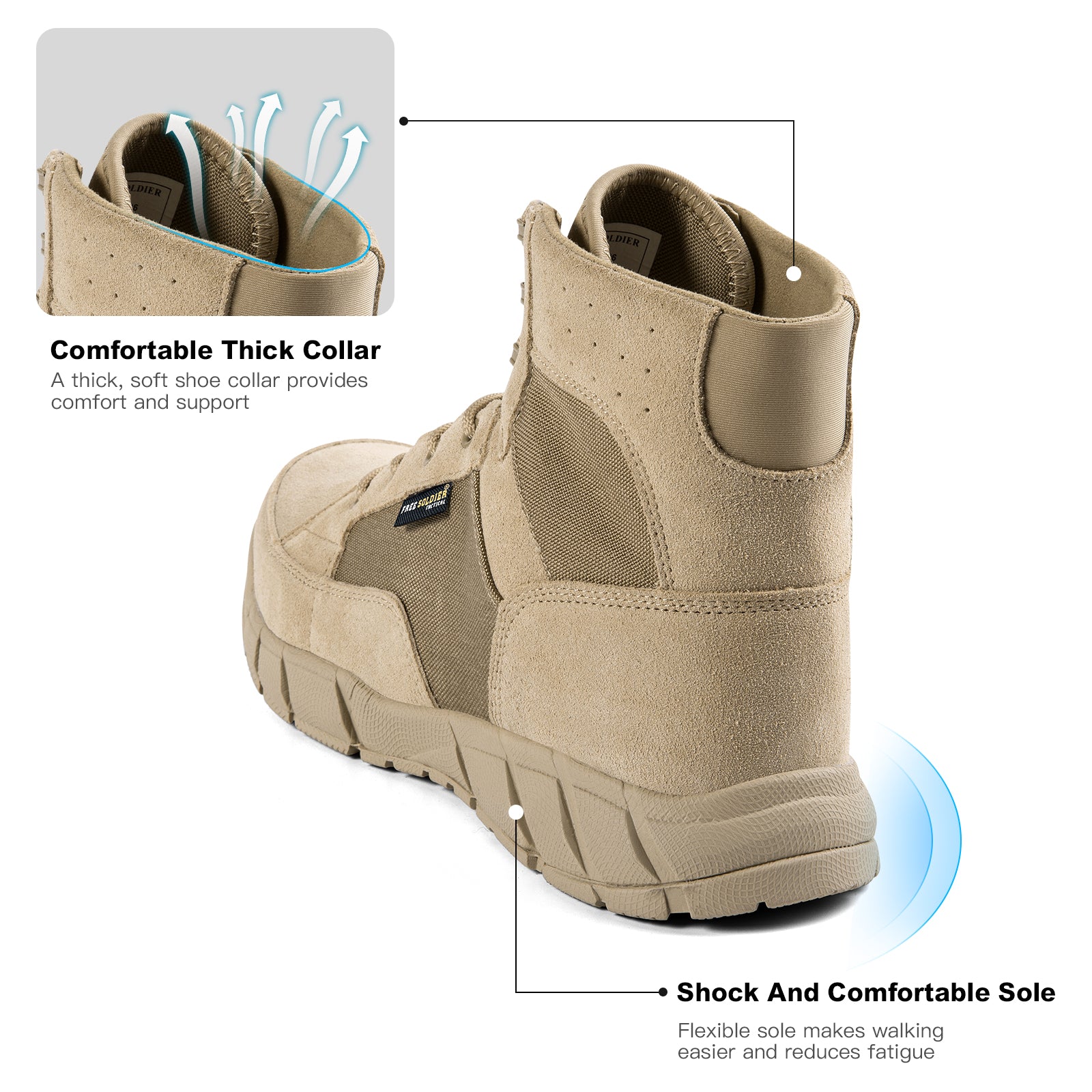 STORM II 6" Men’s Military Lightweight Tactical Boots