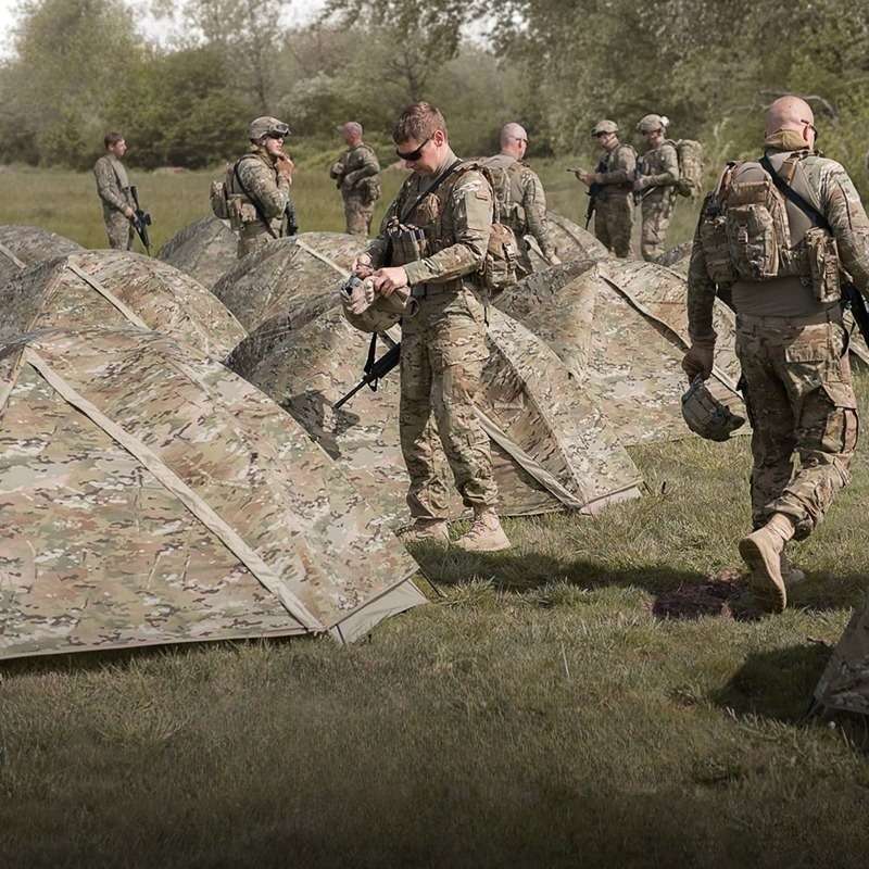 RANGER Solo Camping Tent w/ Removable Rainfly