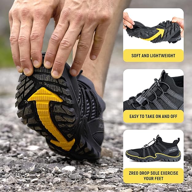 Men's Quick Dry Outdoor Barefoot Aqua Beach Walking Shoes