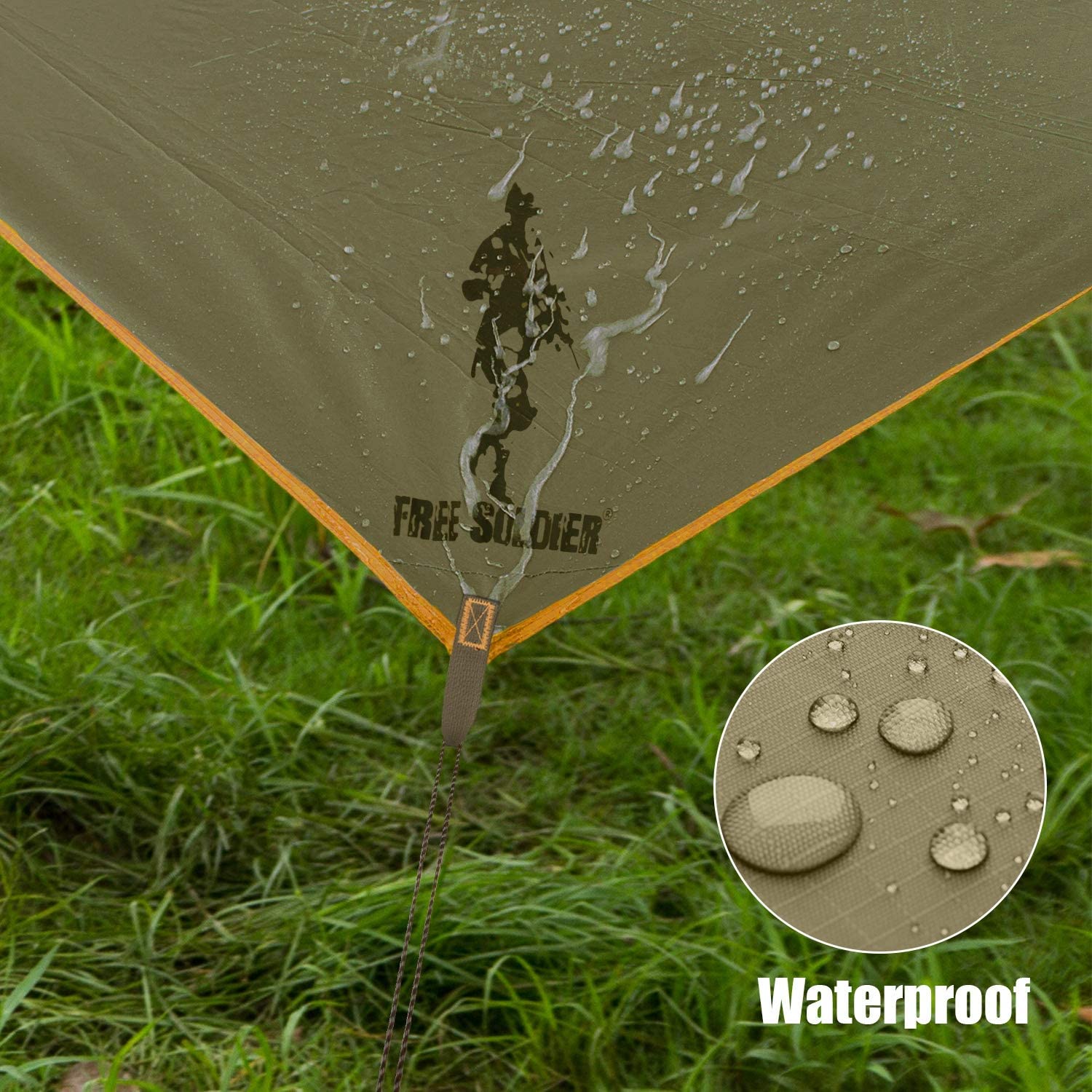 Waterproof Portable Tarp - Multifunctional Outdoor Gear - FreeSoldier