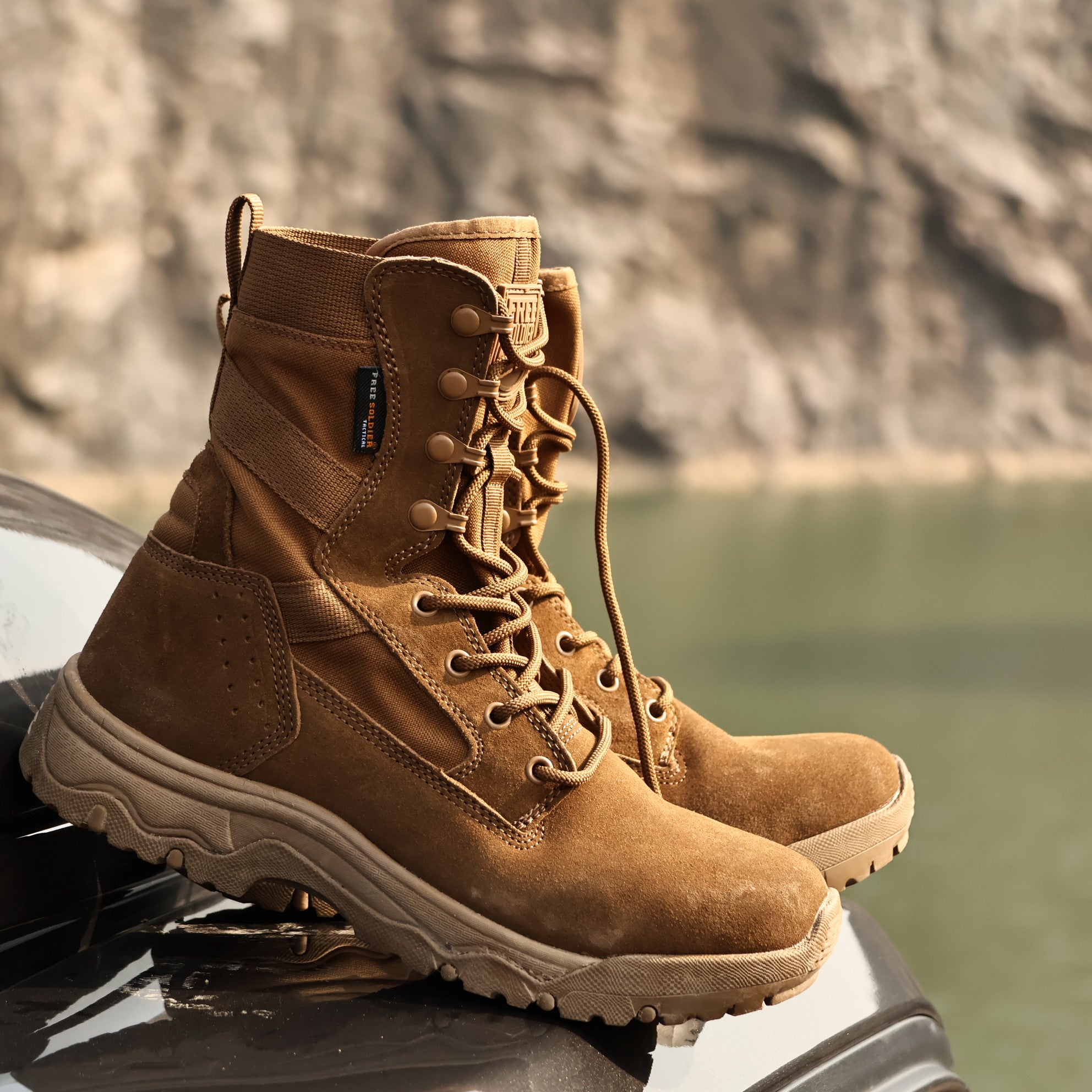 HOPPER 8" Men’s Military Waterproof Tactical Boots