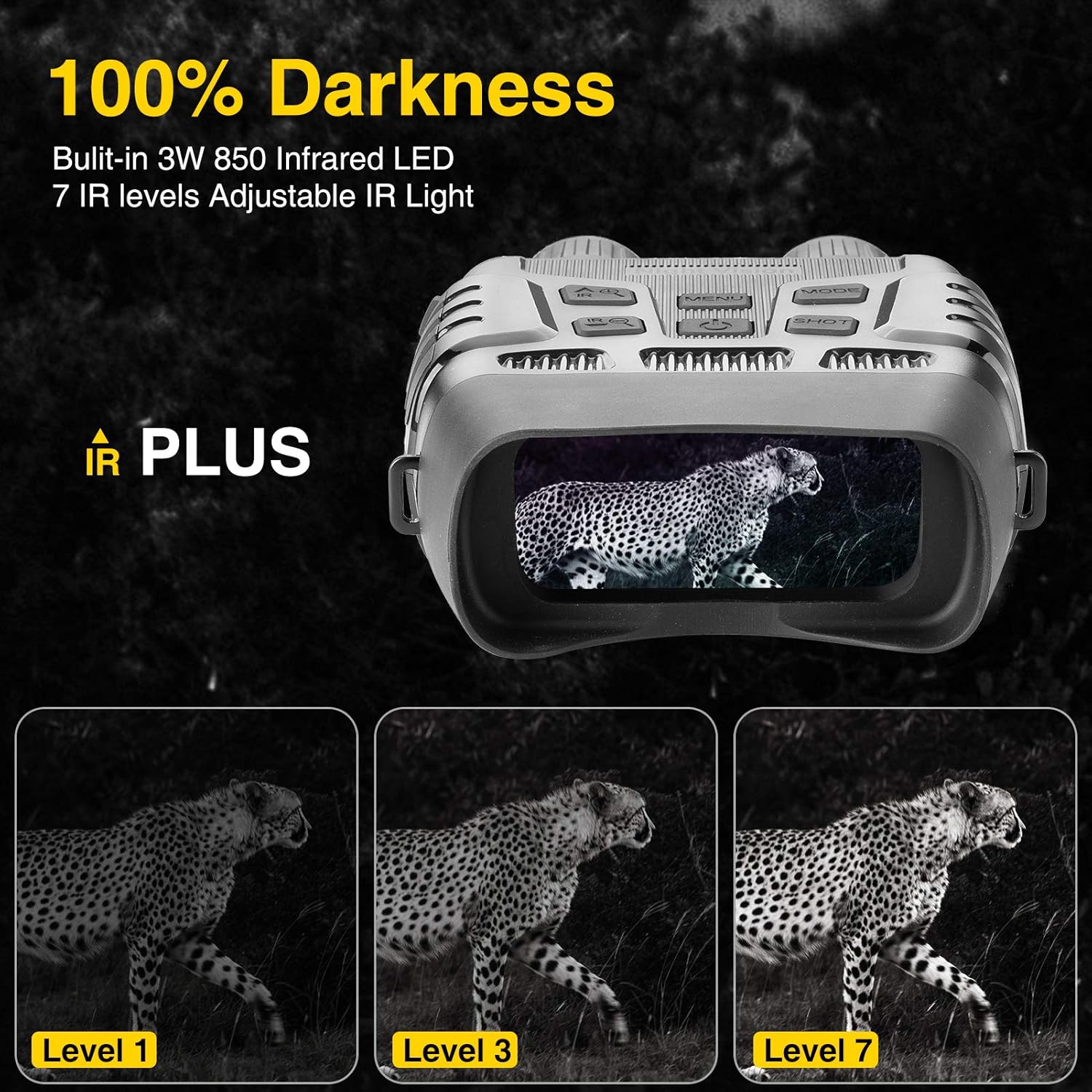 Gafas de visión nocturna de grado militar JACKAL