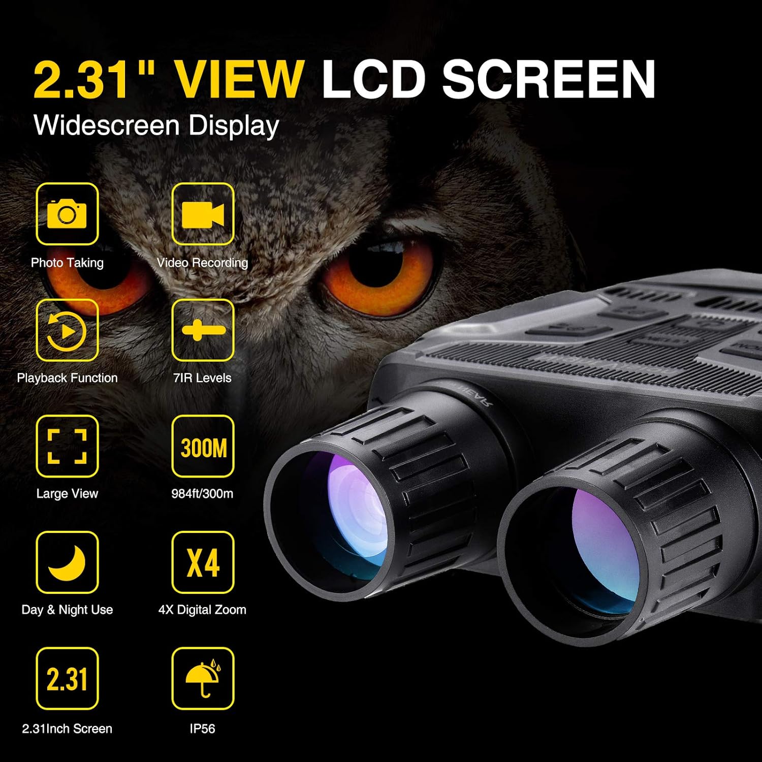 Gafas de visión nocturna de grado militar JACKAL
