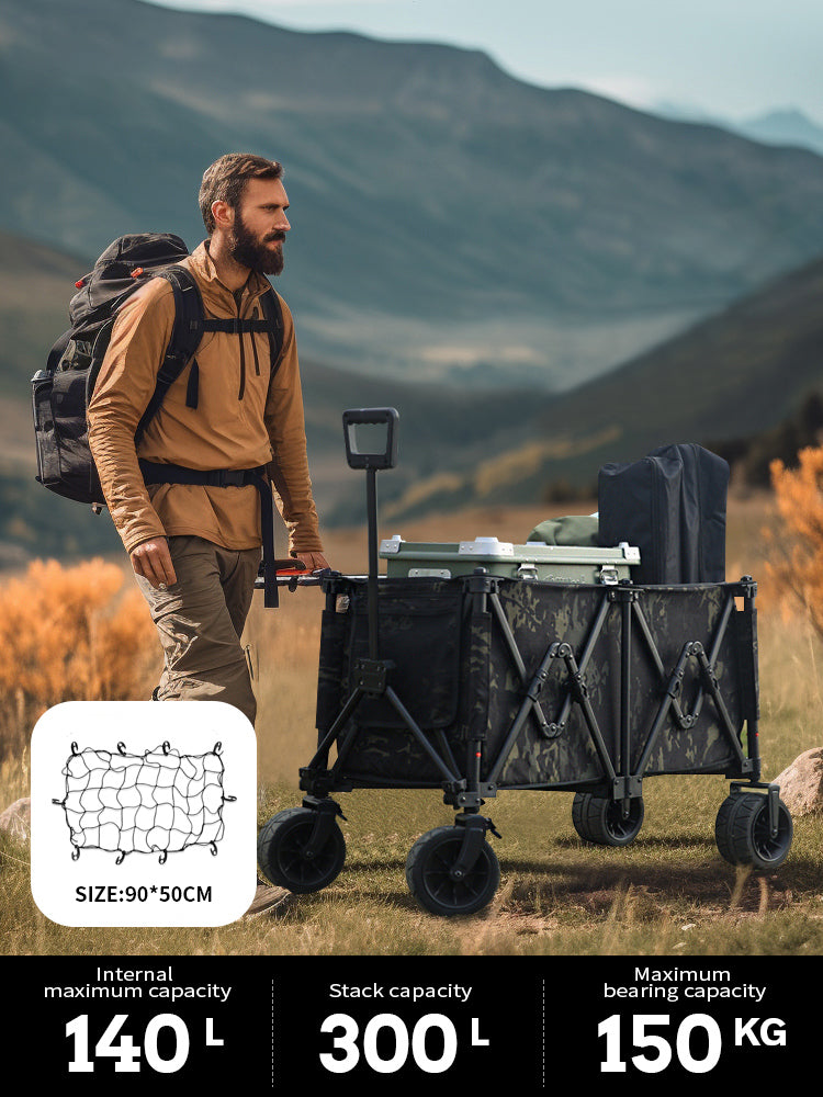 Extra Large Capacity Foldable Wagon - FreeSoldier