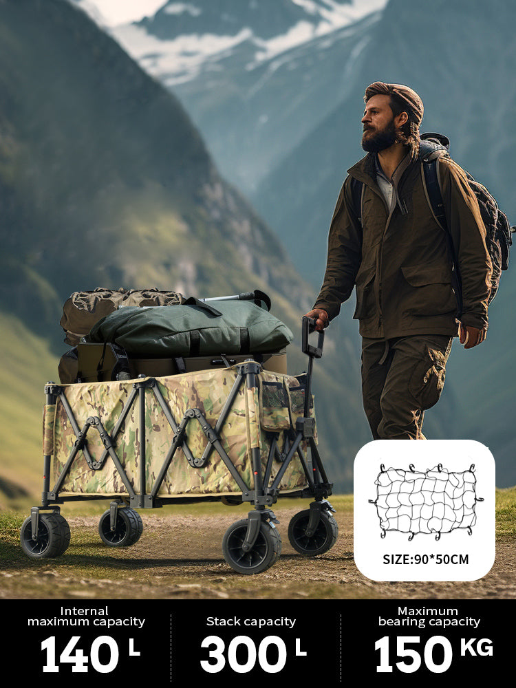Extra Large Capacity Foldable Wagon - FreeSoldier