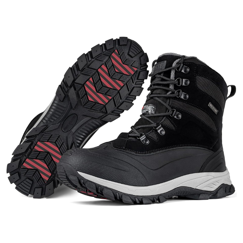 Snowwolf Men s Waterproof Snow Hiking Boots