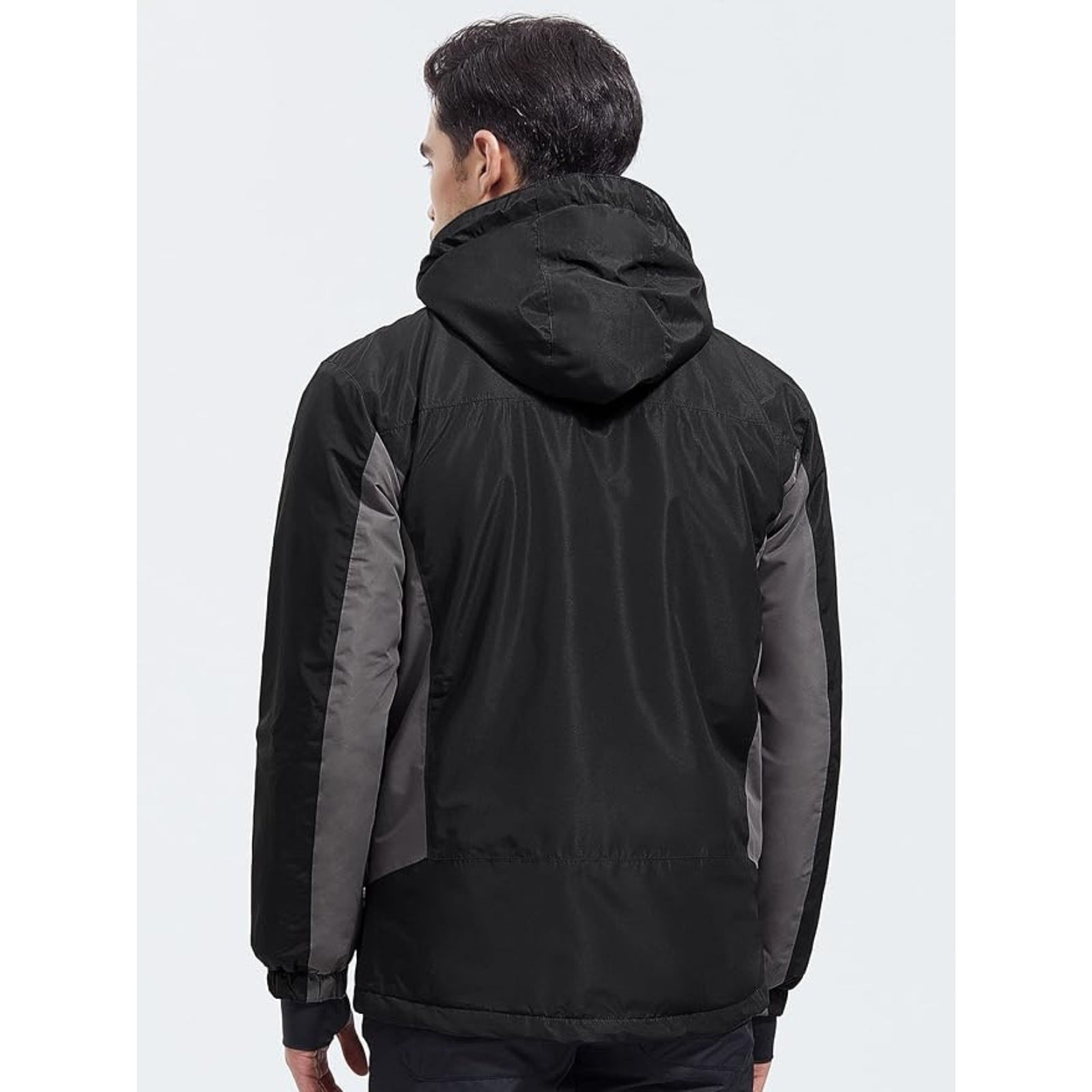 WHALE Men's Waterproof Warm Fleece Lined Ski Jacket