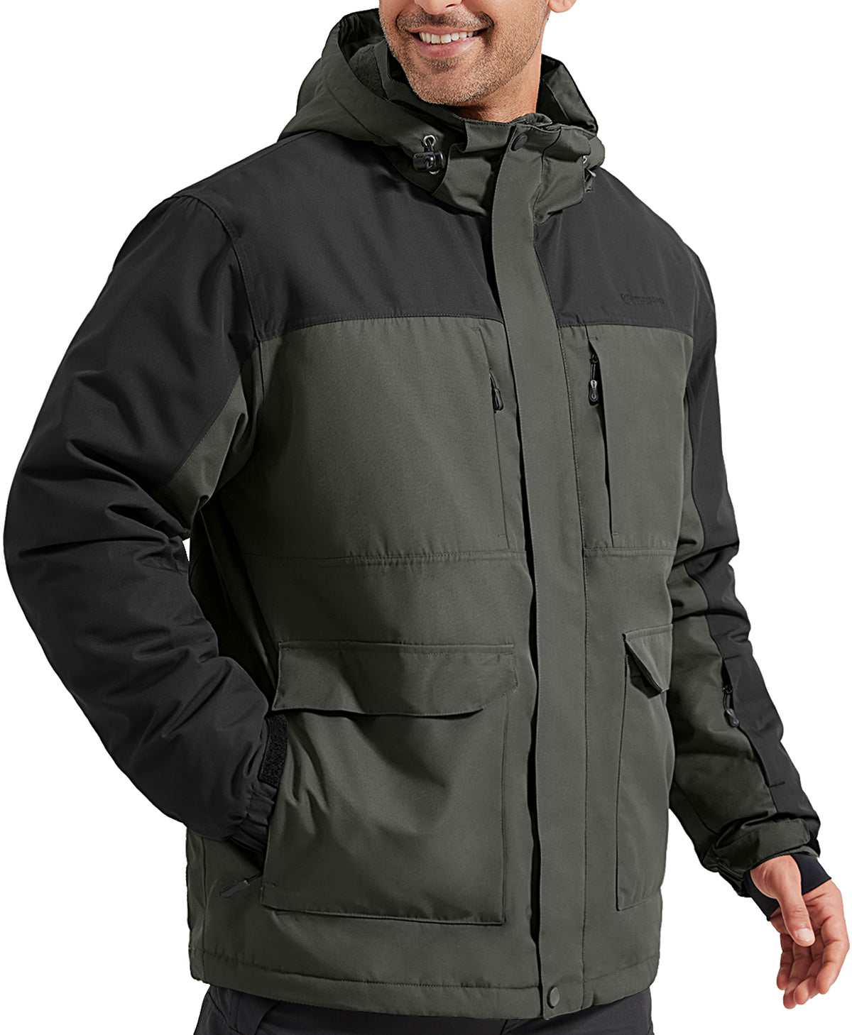 Chaqueta de esquí para nieve impermeable y cálida TRACK para hombre