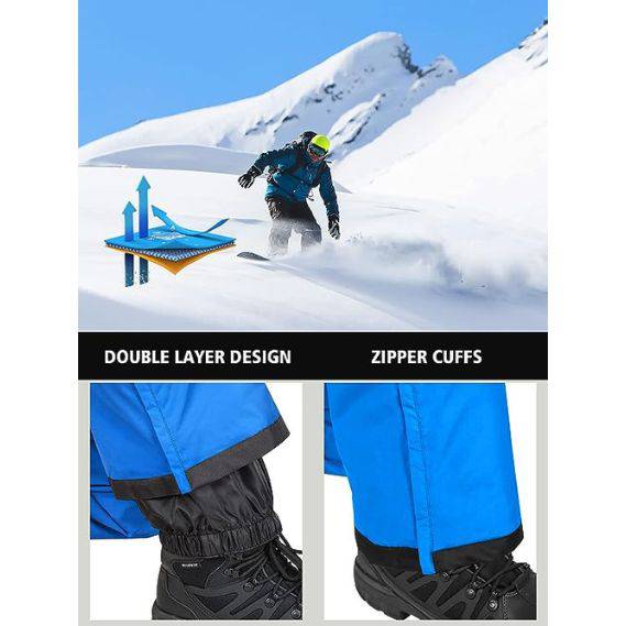 ADVANTURER Men's Insulated Waterproof Bibs Overalls