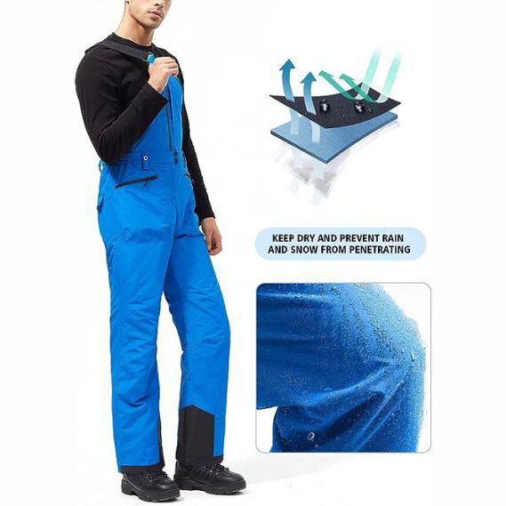ADVANTURER Men's Insulated Waterproof Bibs Overalls