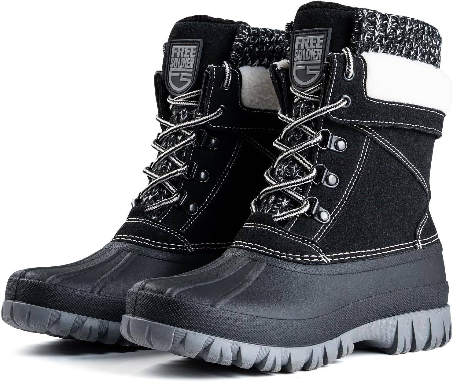 DROMA Women’s Waterproof Snow Hiking Boots