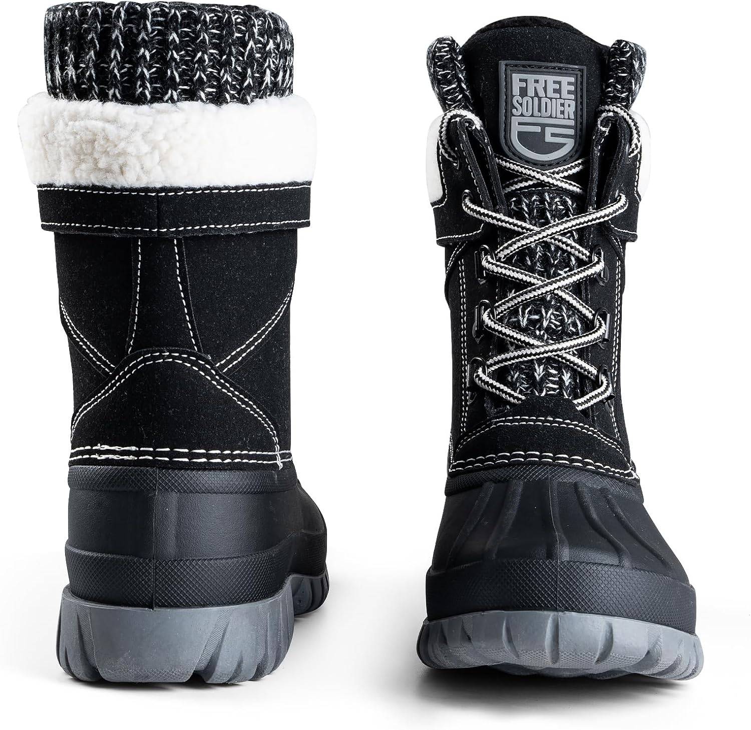 DROMA Women’s Waterproof Snow Hiking Boots