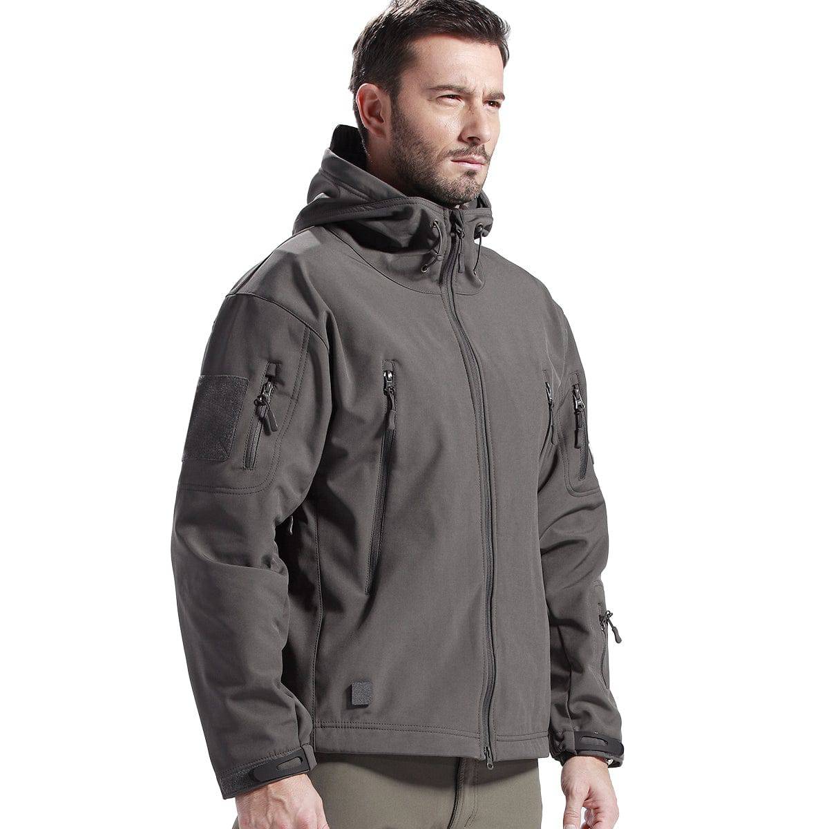 SHARKSKIN Men’s Warm Waterproof Softshell Tactical Hiking Jacket