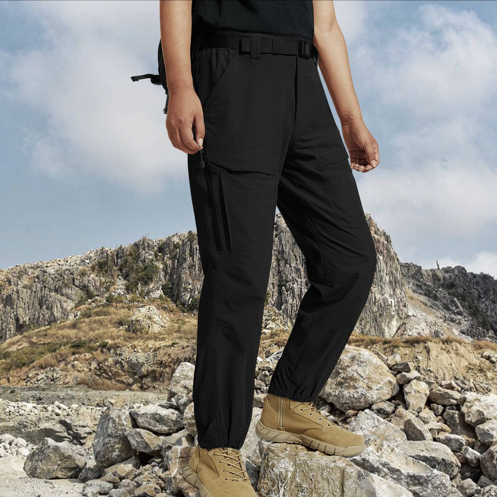 WINDCHASER Men's hem adjustable Hiking Pants