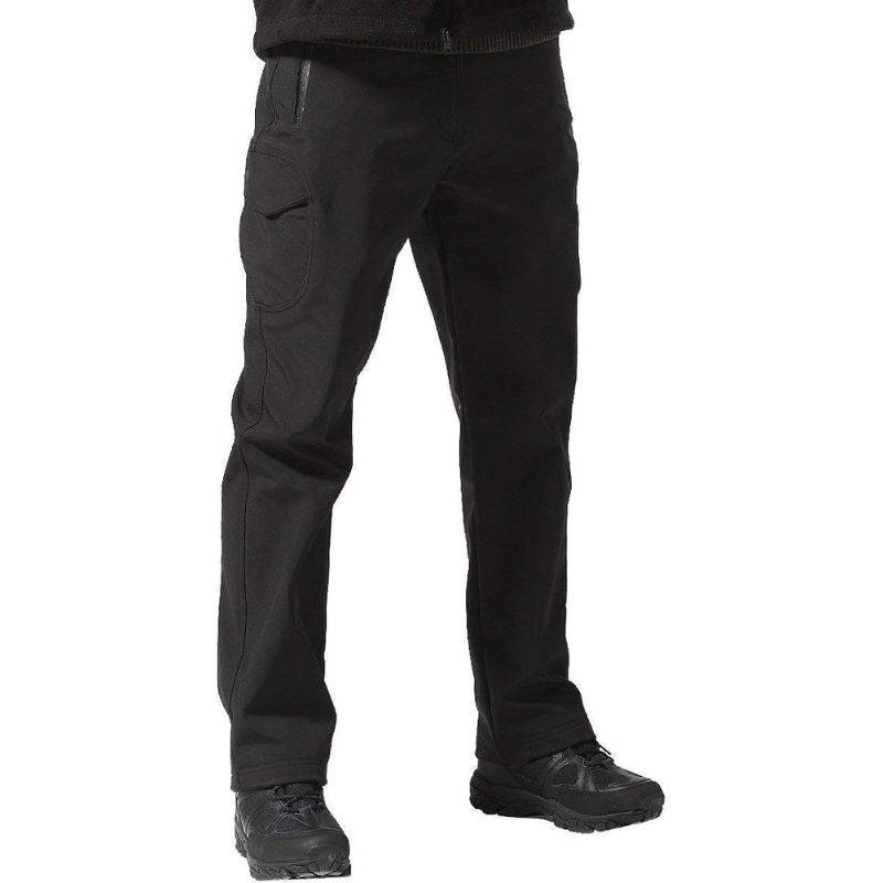 Windproof Softshell Fleece Lined Cargo Pants Windproof Softshell Fleece Lined Cargo Pants
