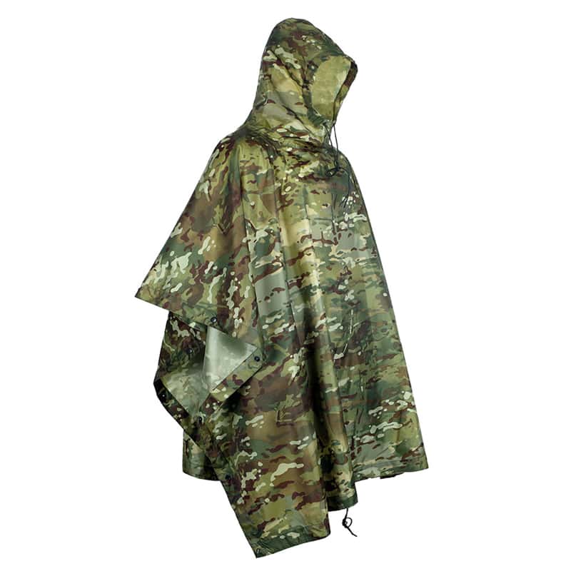 Poncho impermeable de camuflaje 3.0