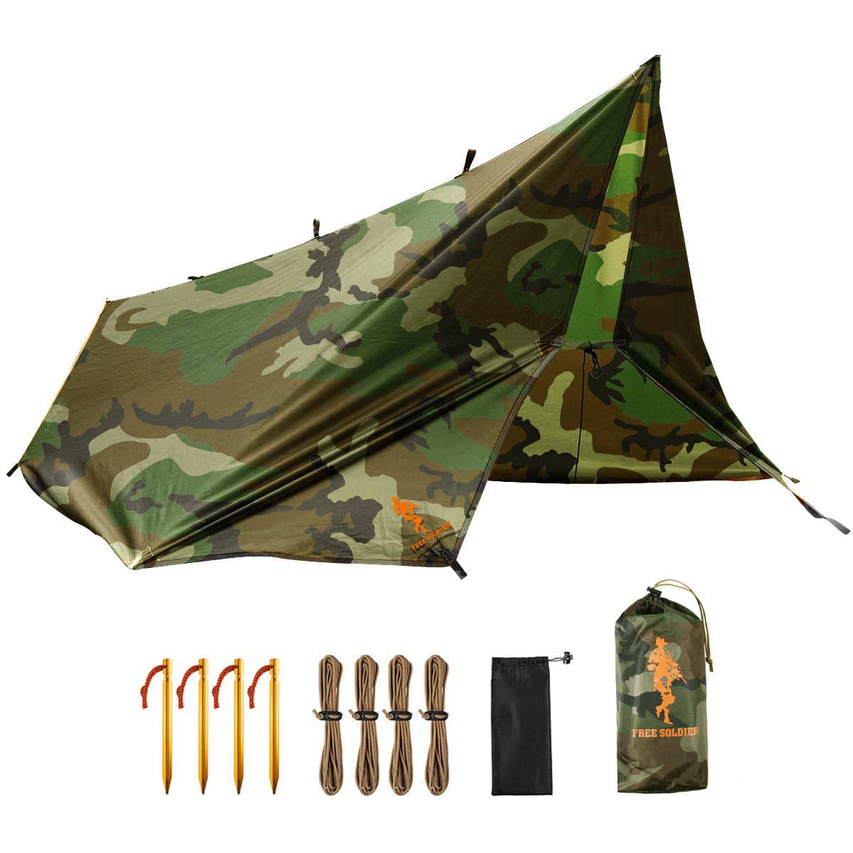 SURVIVOR Portable UV-Protected Waterproof Camping Tarp