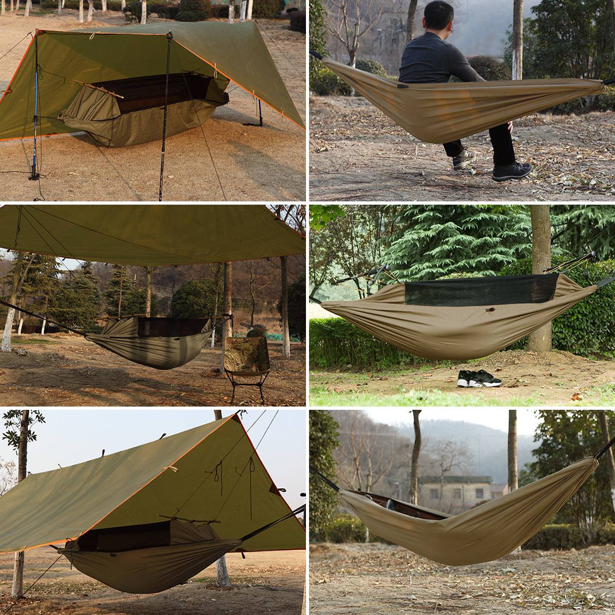 SURVIVOR Portable UV-Protected Waterproof Camping Tarp