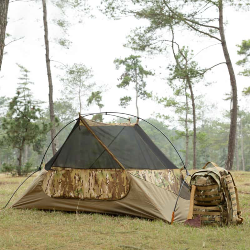RANGER Solo Camping Tent w/ Removable Rainfly