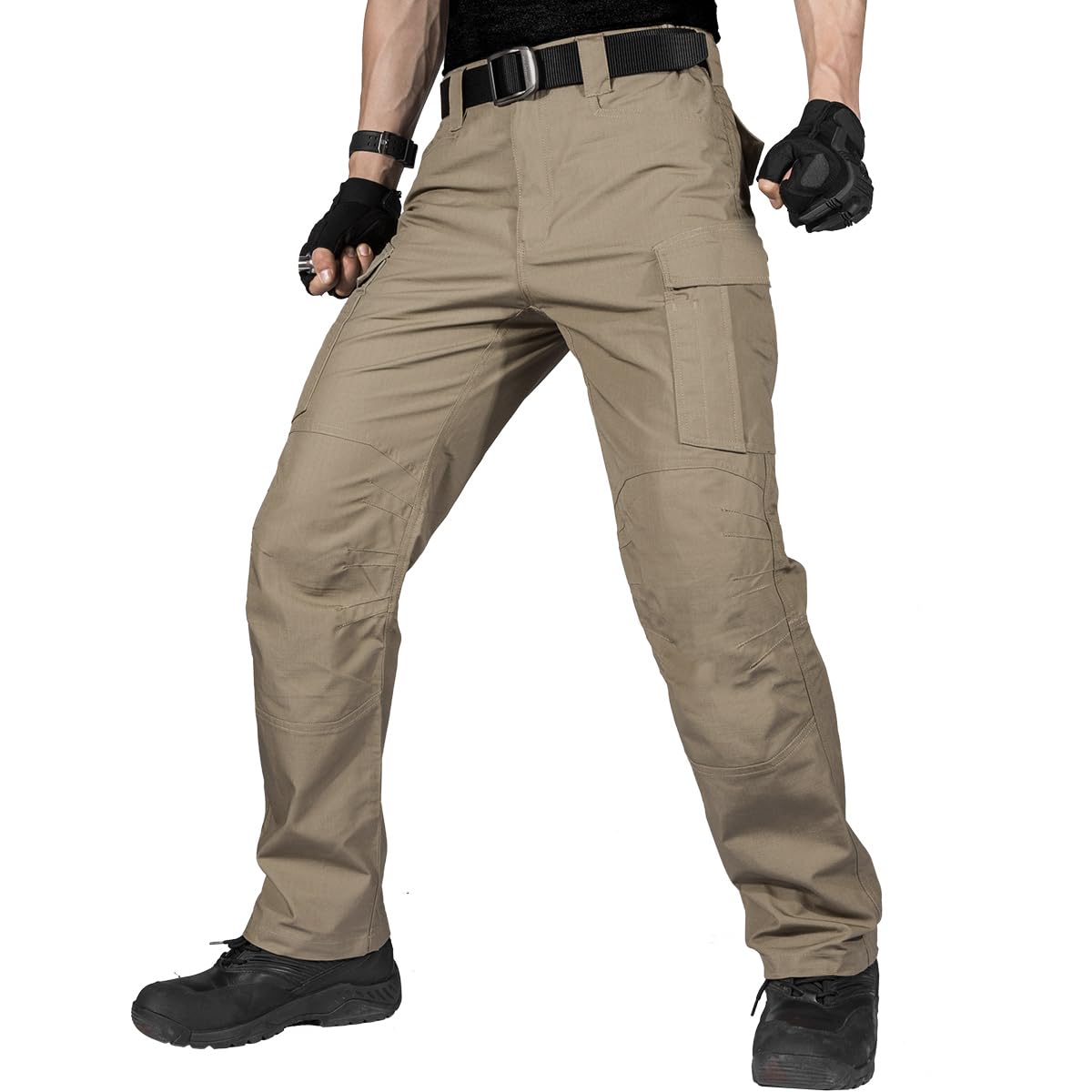 Pantalones cargo tácticos resistentes al agua para hombre de COVERT