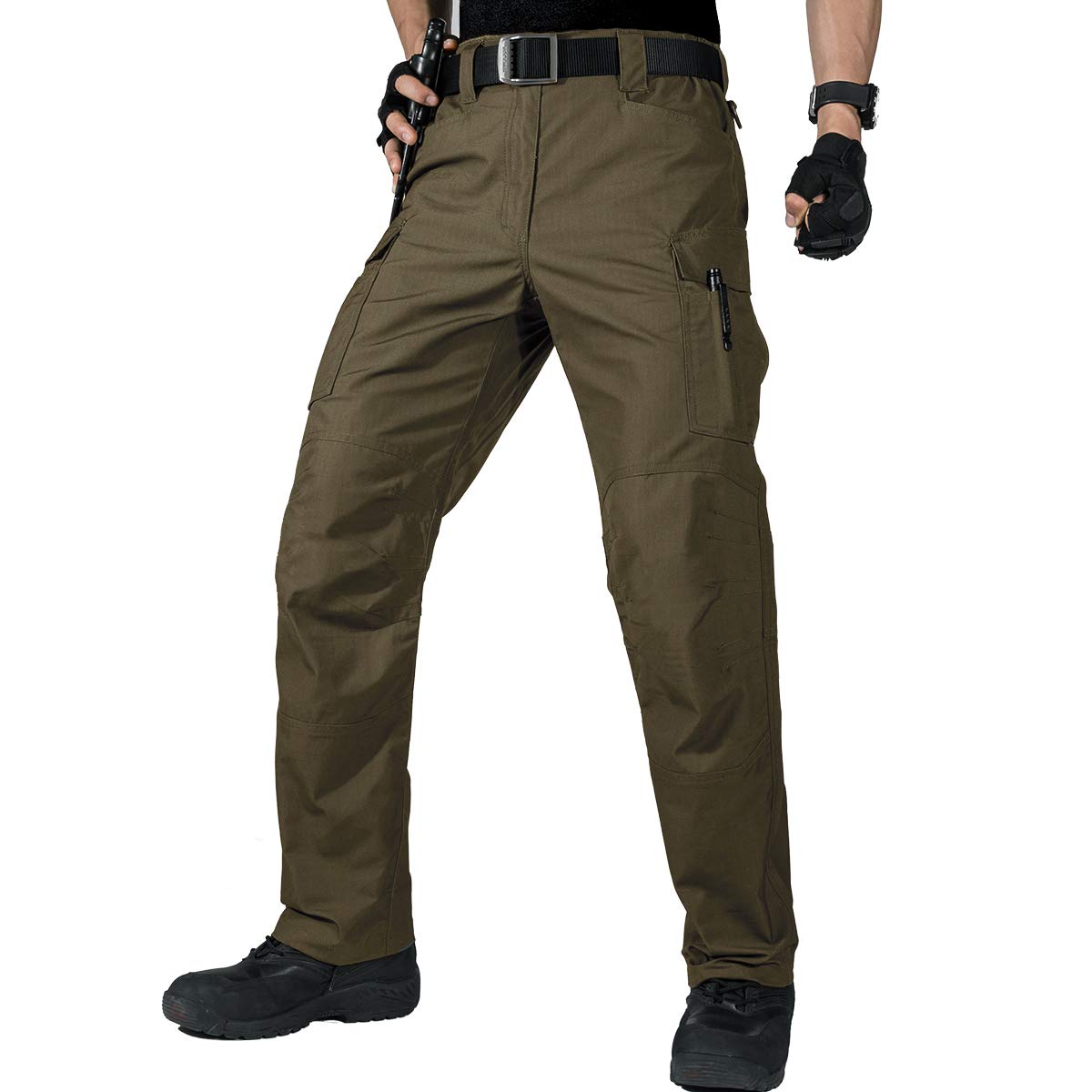 Pantalones cargo tácticos resistentes al agua para hombre de COVERT