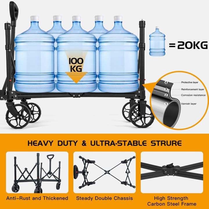 KONGX Collapsible Foldable Wagon