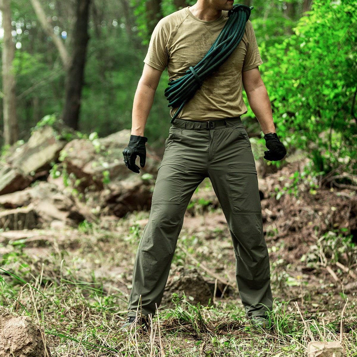RADIANT Men's Lightweight Quick Dry Tactical Pants
