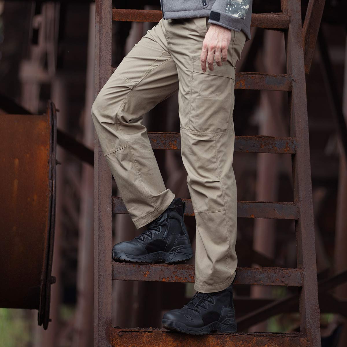 Men's Water Resistant Tactical Cargo Pants