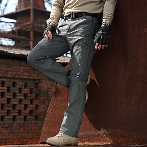 Men's Water Resistant Tactical Cargo Pants