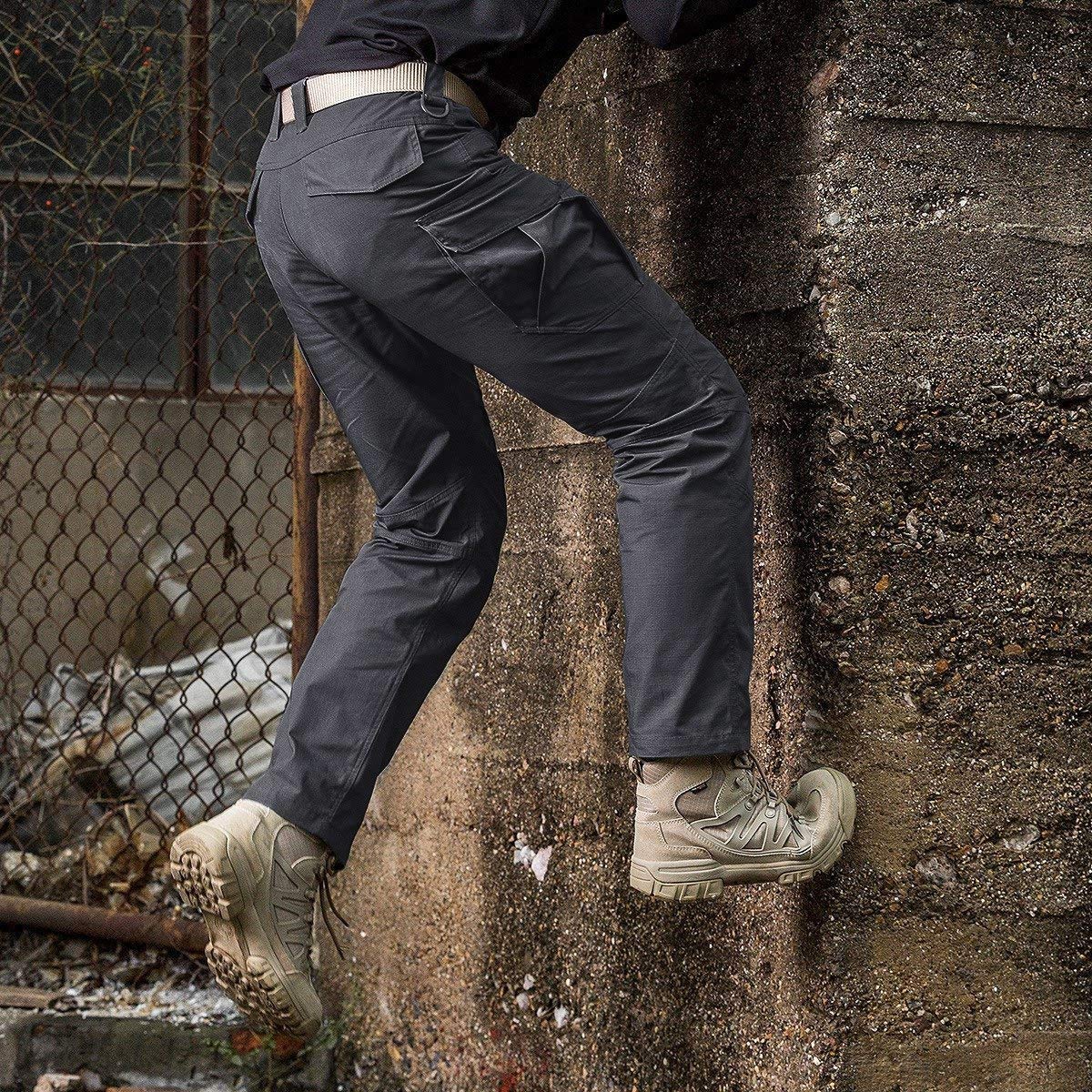 Pantalones cargo tácticos resistentes al agua para hombre de COVERT