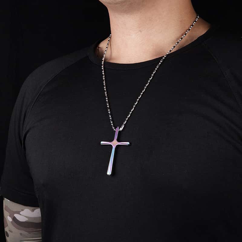 SteeL Cross Necklace - FreeSoldier