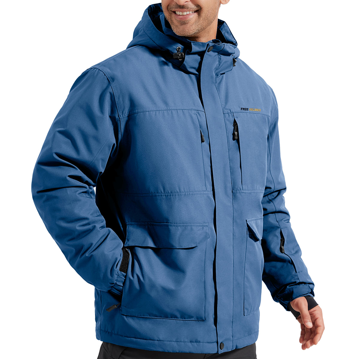 TRACK Men's Warm Waterproof Snow Ski Jacket