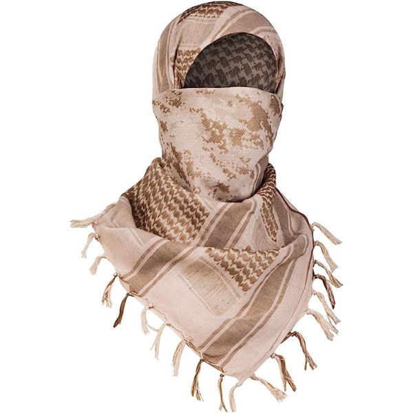 Bufanda de cabeza y cuello Desert Shemagh 