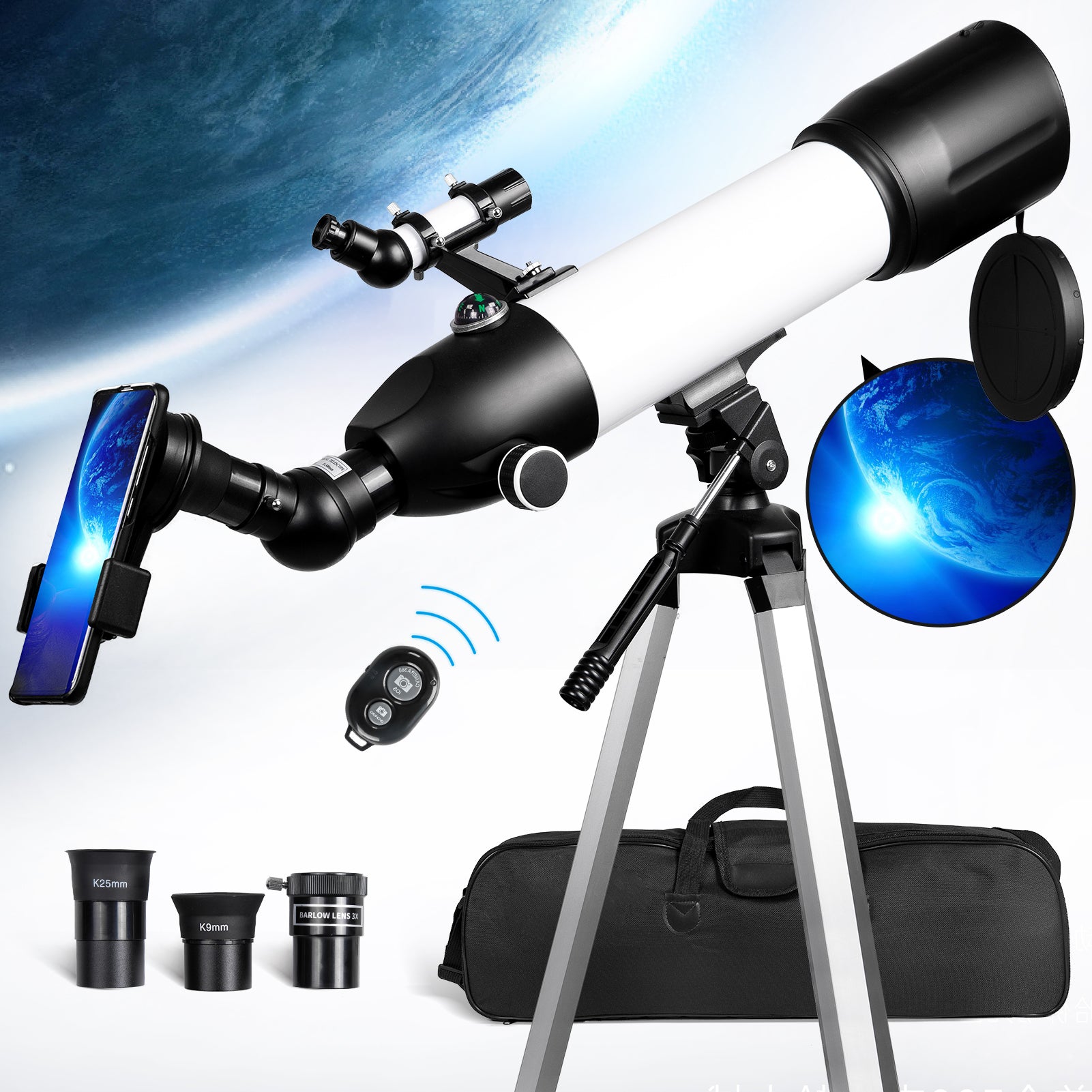 Telescopio astronómico premium de 50080 mm 