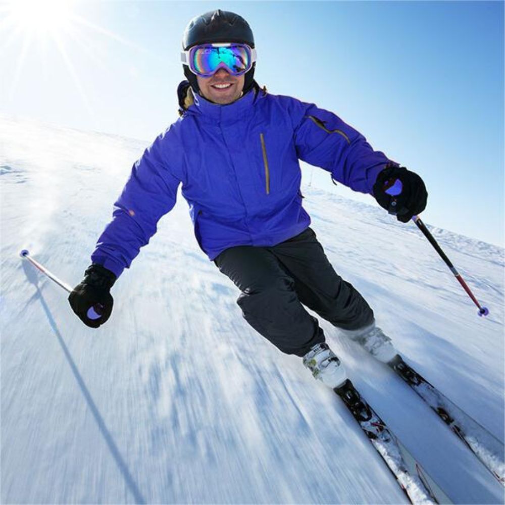 Pantalones de esquí de nieve con forro polar Softshell Repellent para hombre