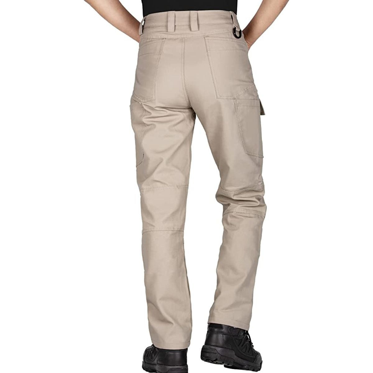 WICKEDSTOCK Ripstop Mens Cargo Pants - Durable Tactical Pants Stretch  Waistband Multiple Pockets-Military Pants