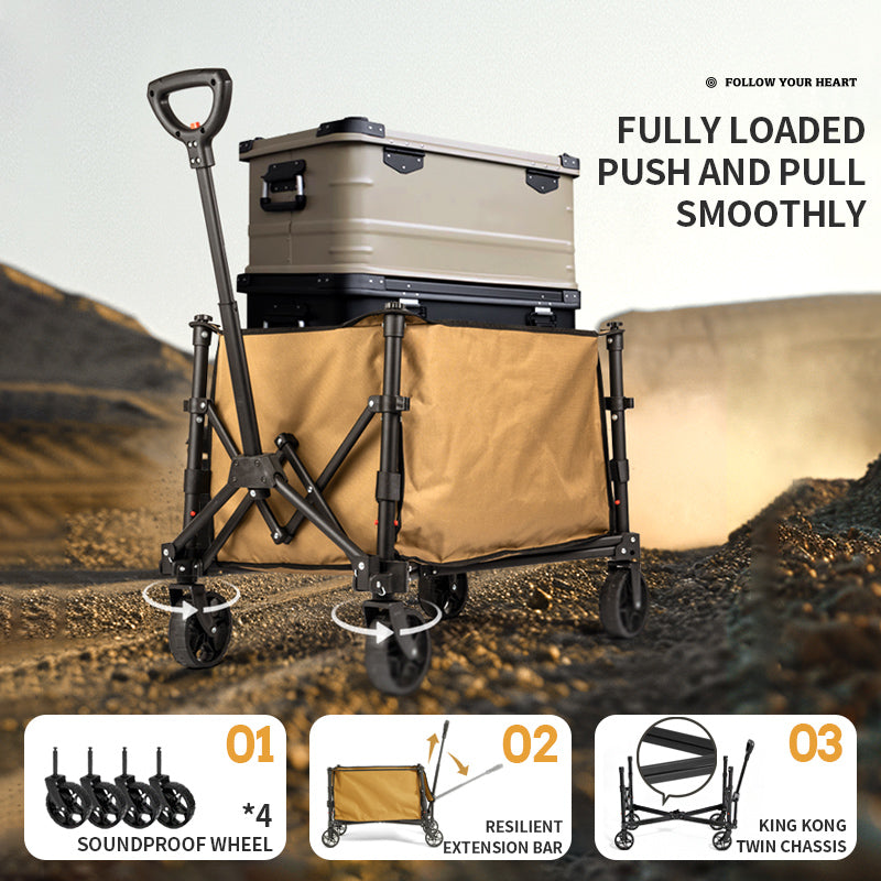 KONGX Foldable Light Duty Camping Cart