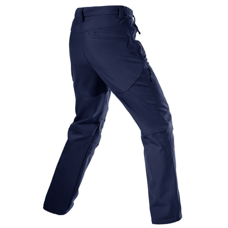 Black and Friday Deals Blueek Color-Blocking Outdoor Assault Pants Fleece  Thickened Soft Shell Ski Pants 