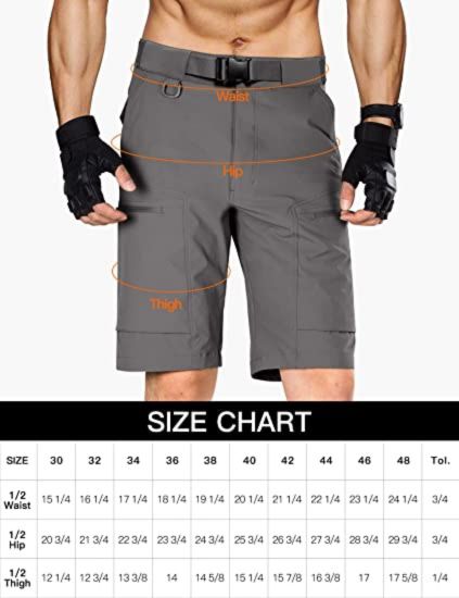 Men's Quick Dry Cargo Shorts with Belt