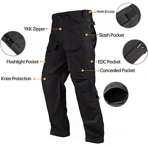 FreeSoldier Men's Tactical EDC Pants, Lightweight Outdoor Gear